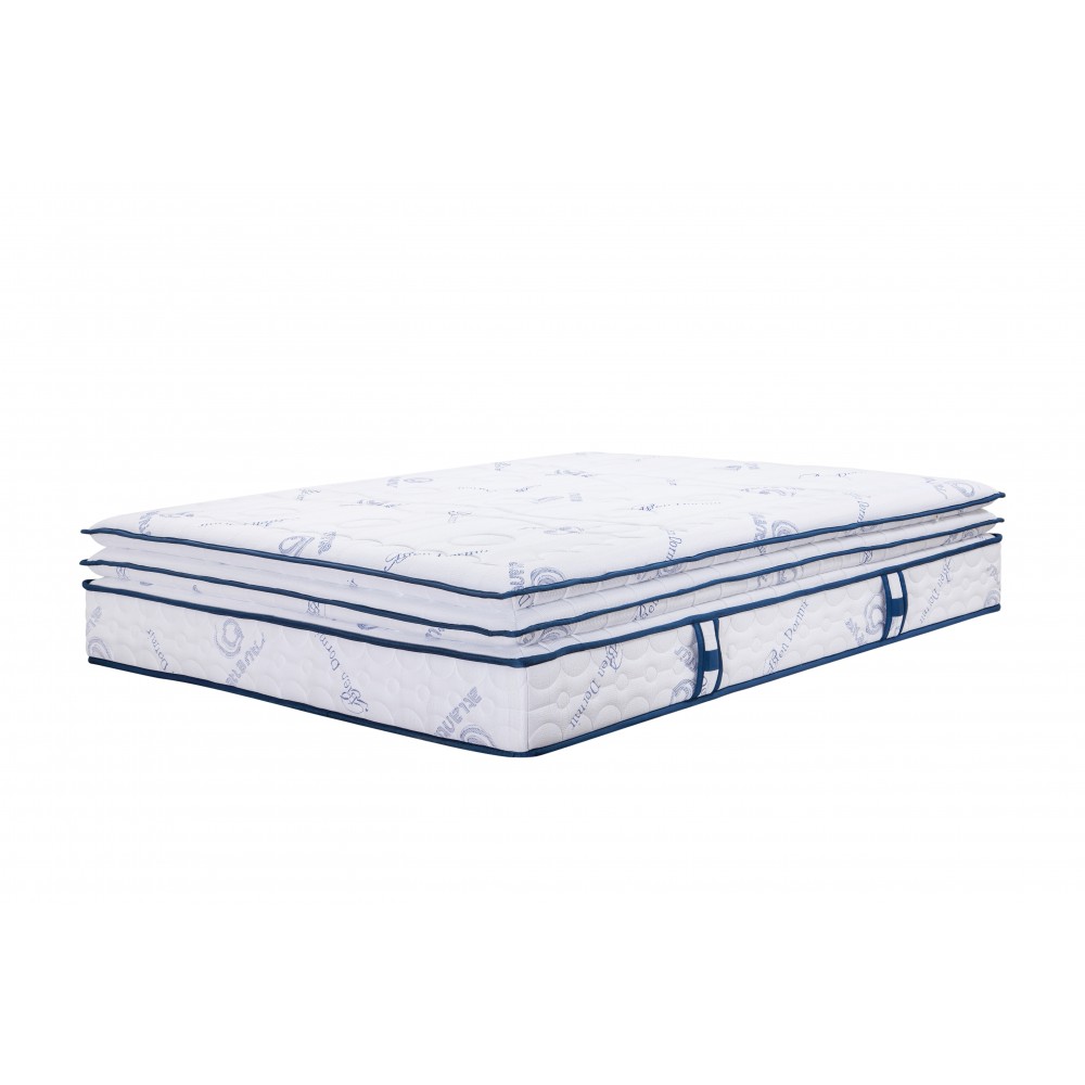 Saltea Bien Dormir Atlantis Double Topper, ortopedica, spuma memory, arcuri pocket spring